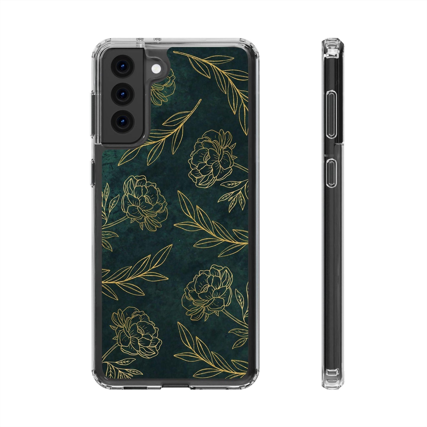 Floral Pattern Clear Cases
