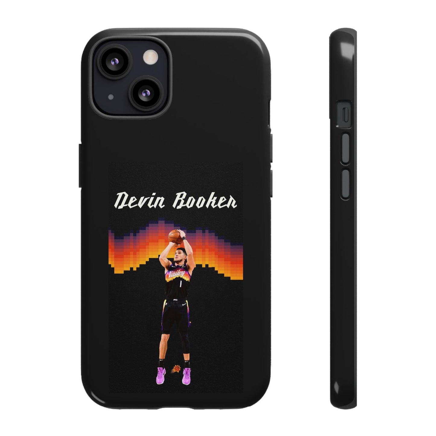 Devin Booker Precision Blaze Series – Dual-Layer ShockGuard Protection | Fits iPhone 8–16 Pro Max & Samsung Galaxy S10–S25 Ultra