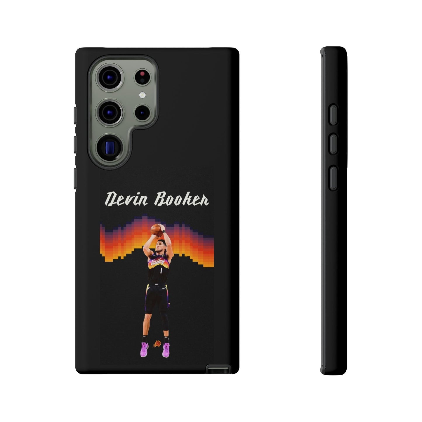 Devin Booker Precision Blaze Series – Dual-Layer ShockGuard Protection | Fits iPhone 8–16 Pro Max & Samsung Galaxy S10–S25 Ultra