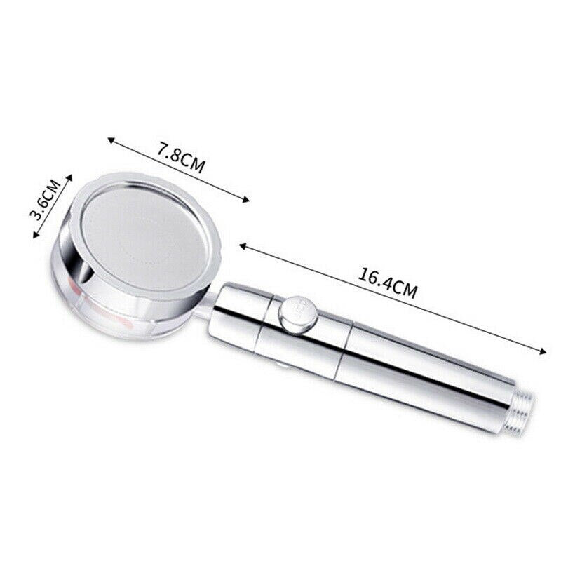 Onder Druk Douchekop Shower Nozzle Water-saving Flow 360 Rotating High-pressure Nozzle With Small Fan