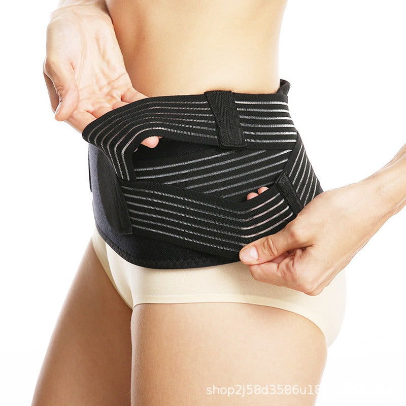 Postpartum restraint of pelvic girdle, hip girdle, sacral girdle, pelvic correction girdle, assisted pelvic contraction in pregn