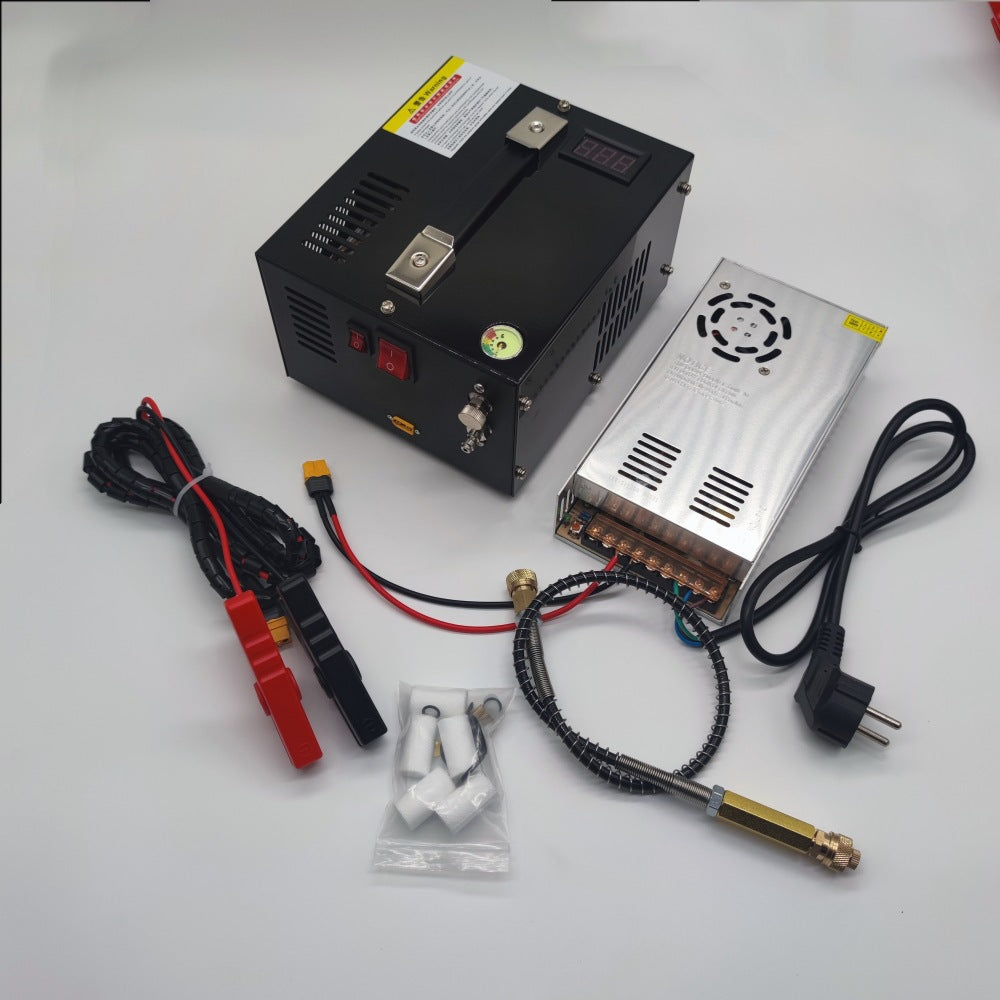 Car 12V Electric High-Pressure Air Compressor 30MPA Diving Breathing Pump 4500PSI