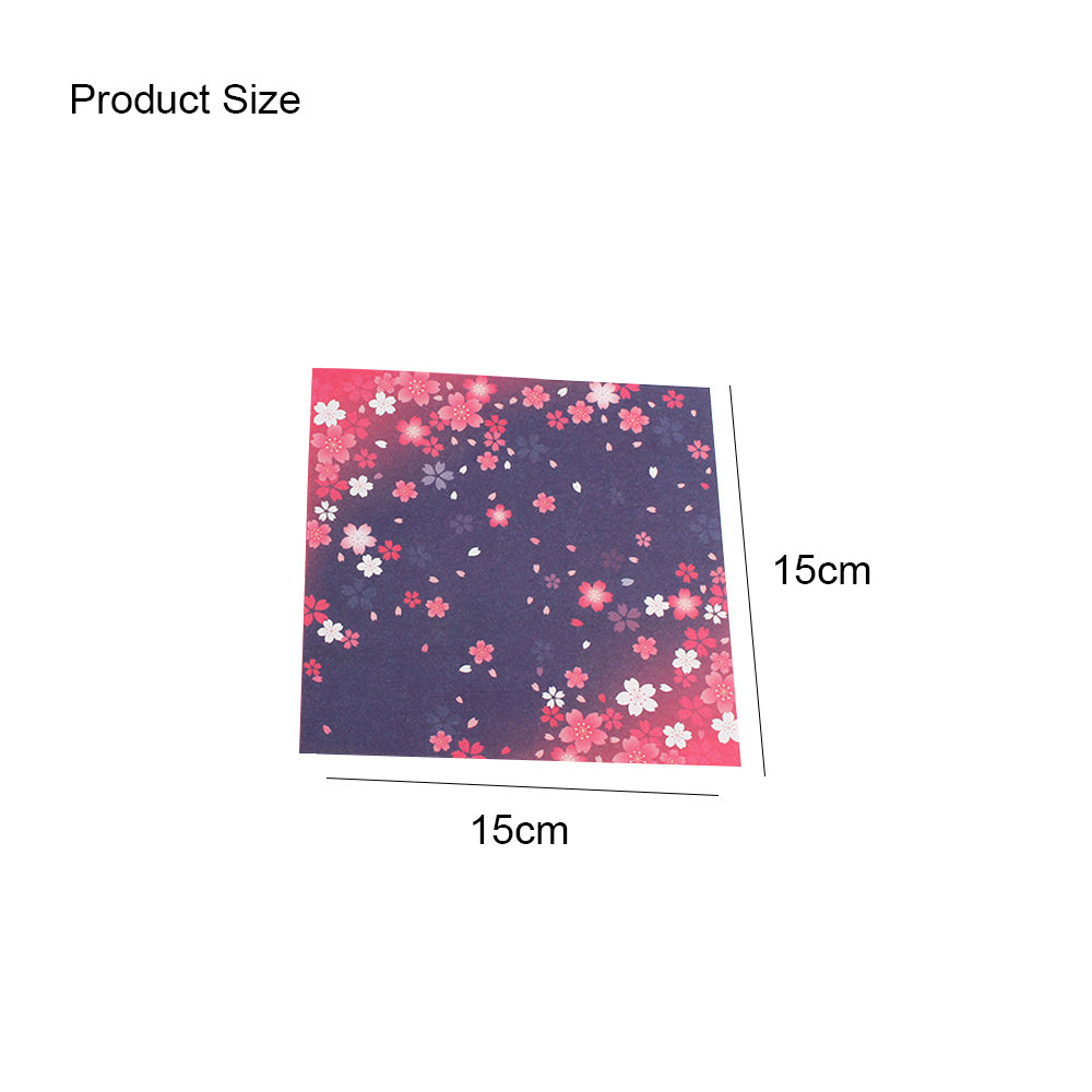 Double-sided Japanese Floral Origami Paper