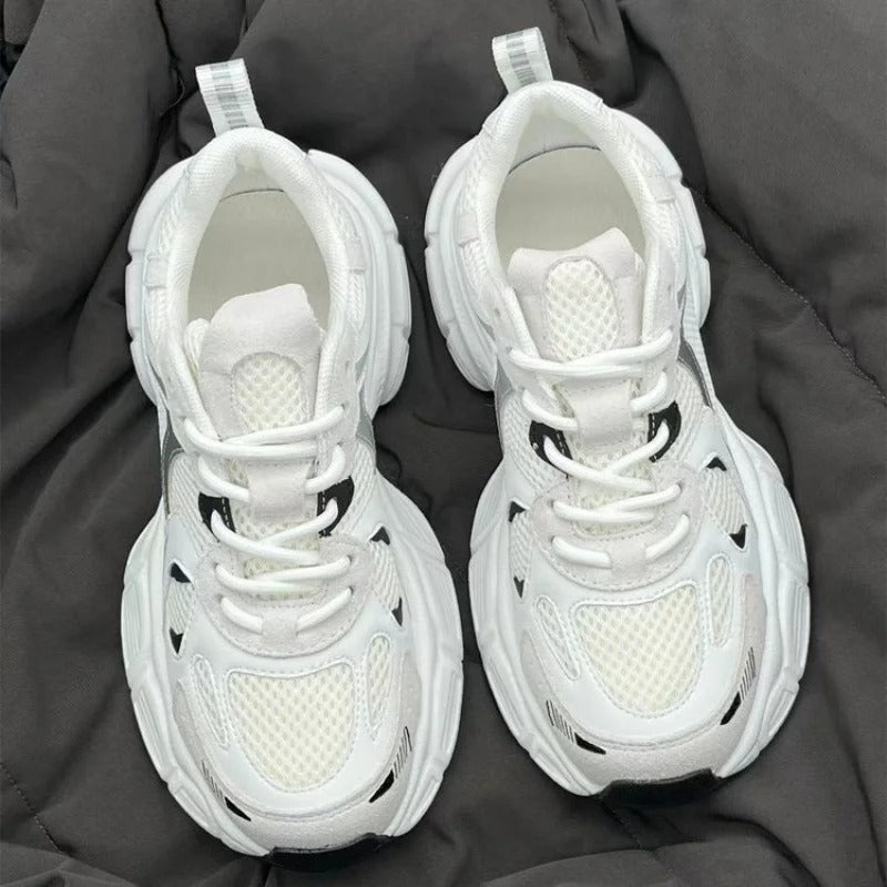 Versatile Mesh Platform Casual Sports Shoes