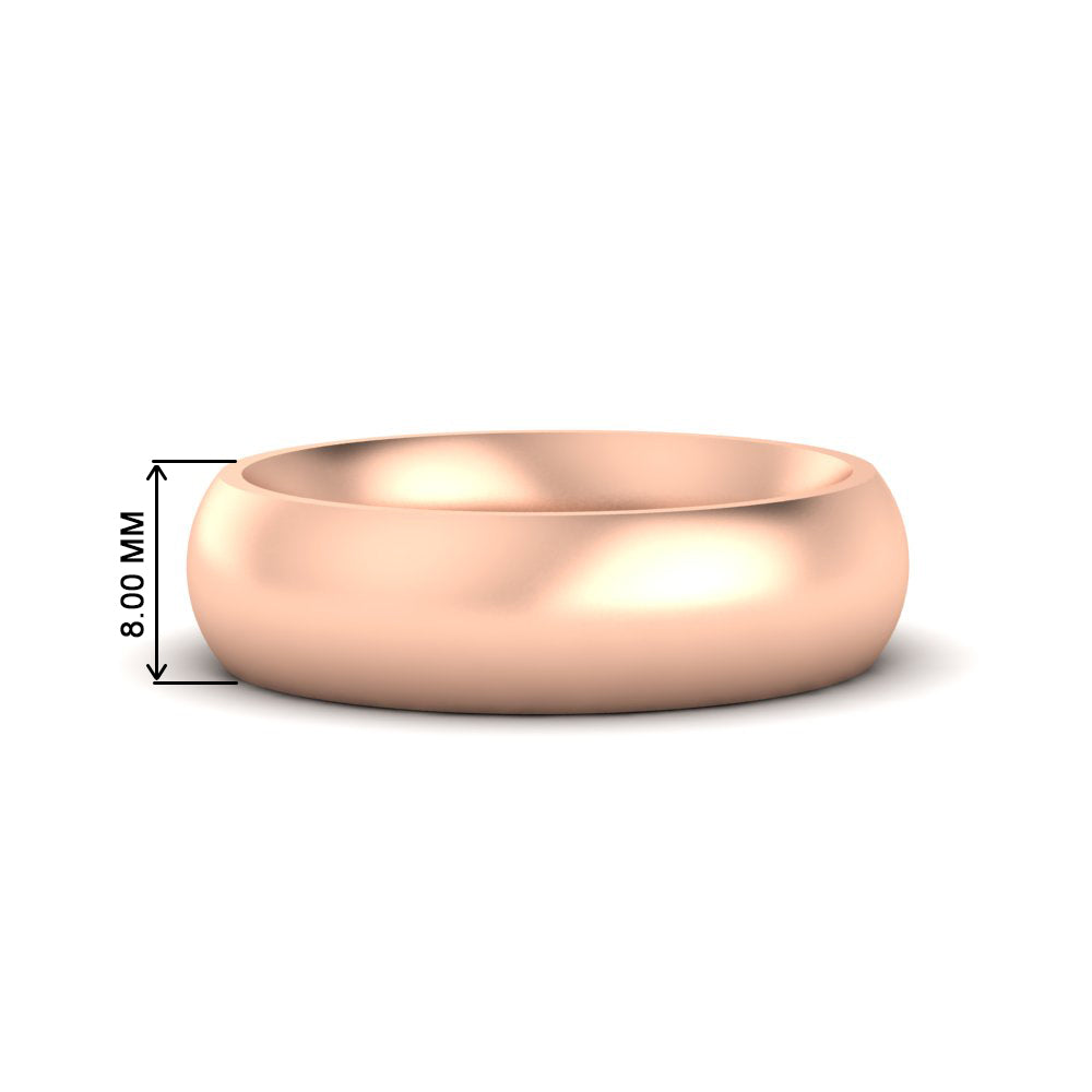 Minimalist 4mm Mens Wedding Band