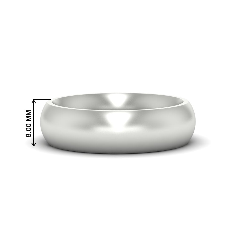 Minimalist 4mm Mens Wedding Band