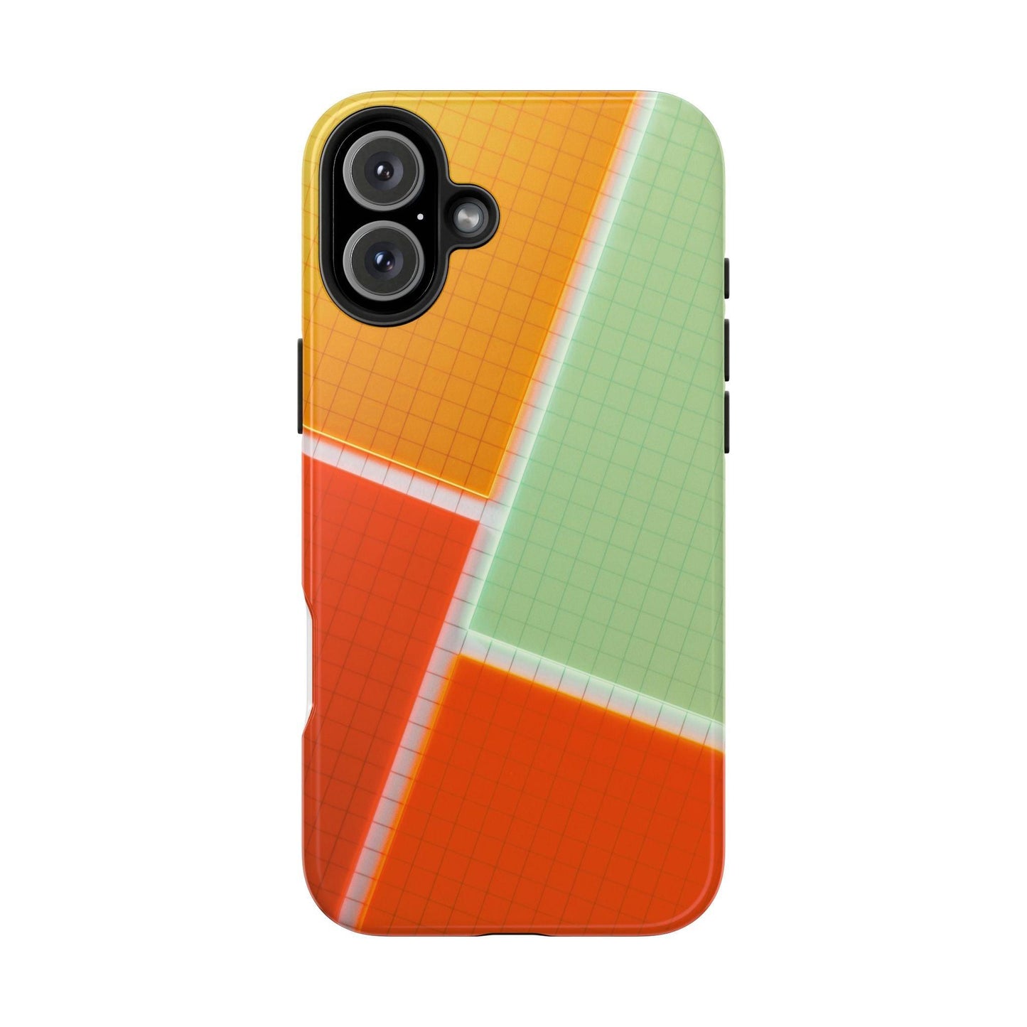 Four Colors Blocks With Shades Tough Phone Cases