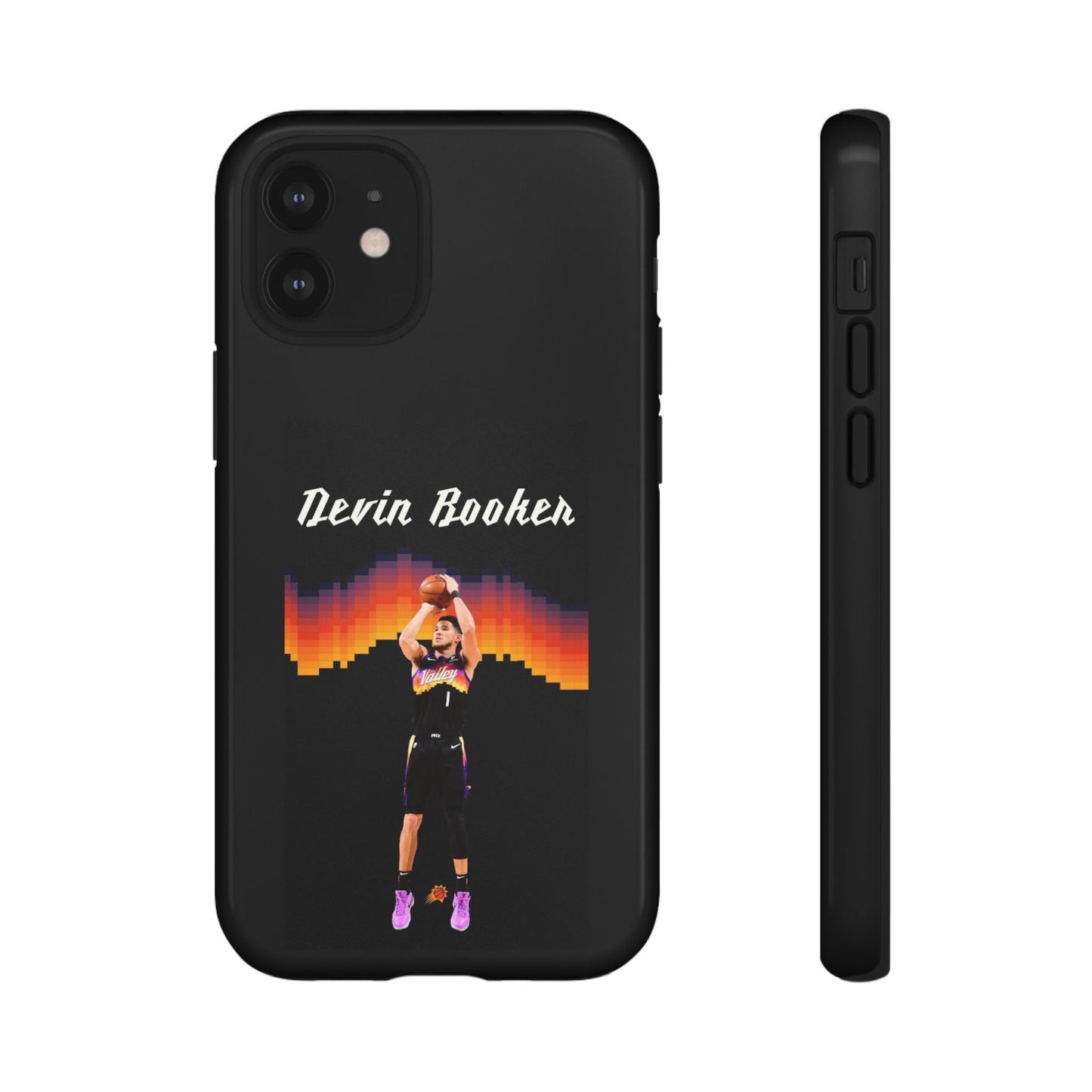 Devin Booker Precision Blaze Series – Dual-Layer ShockGuard Protection | Fits iPhone 8–16 Pro Max & Samsung Galaxy S10–S25 Ultra