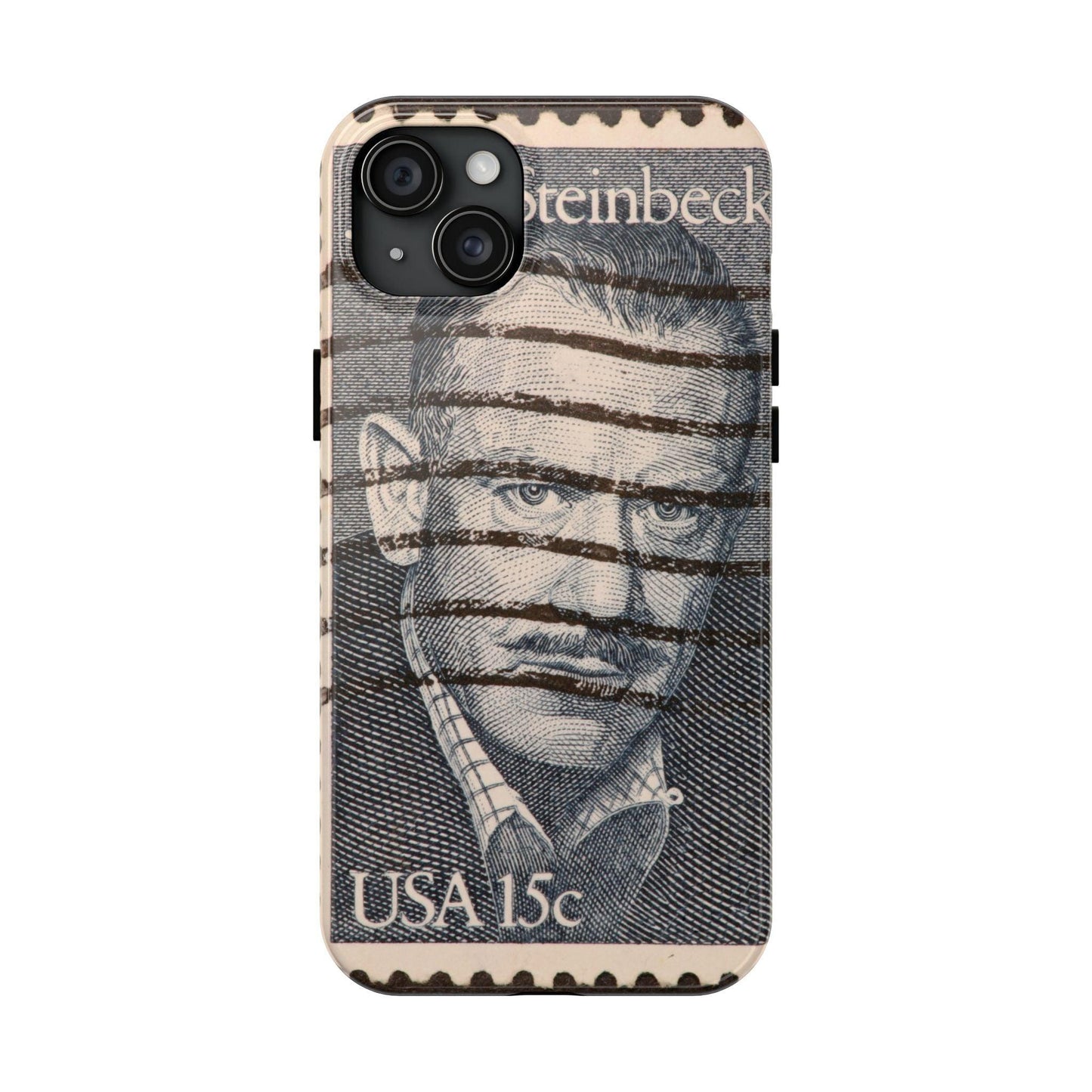 John Steinbeck USA 15c Printed Tough Phone Case for iPhone - Literary Tribute Design