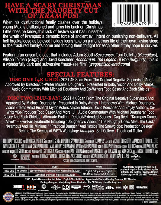 Krampus - The Naughty Cut Limited Edition Steelbook [4K Ultra HD + Blu-ray]