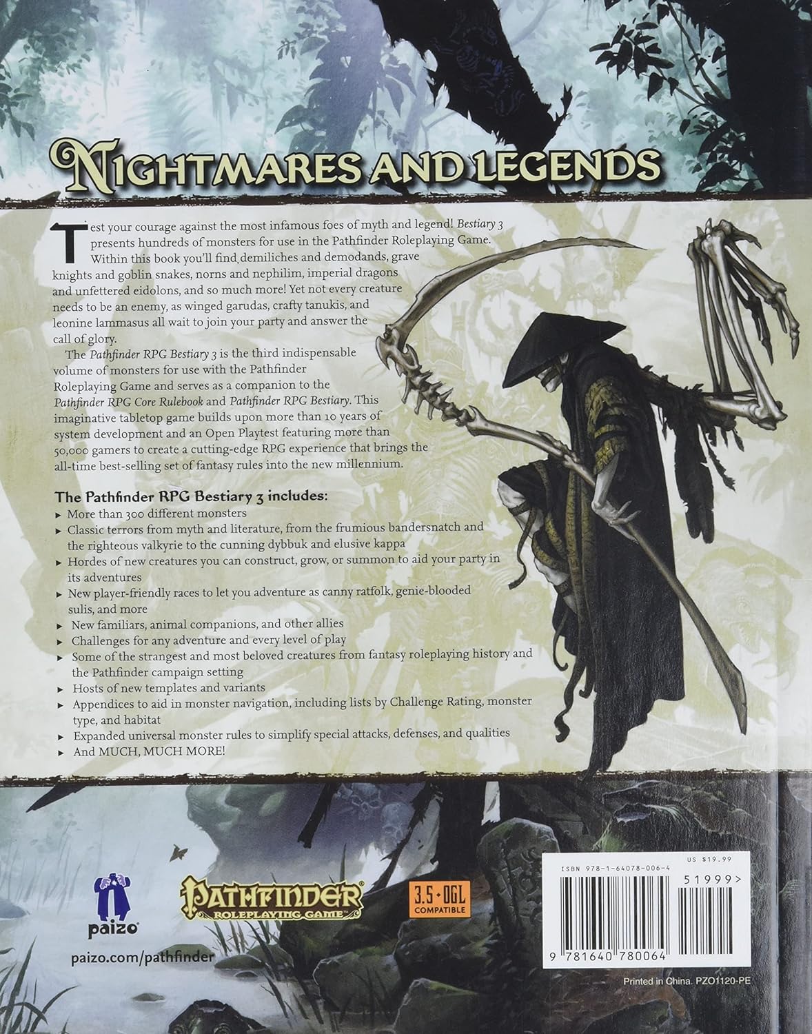 Pathfinder - Bestiary 3, Pocket Edition 1e