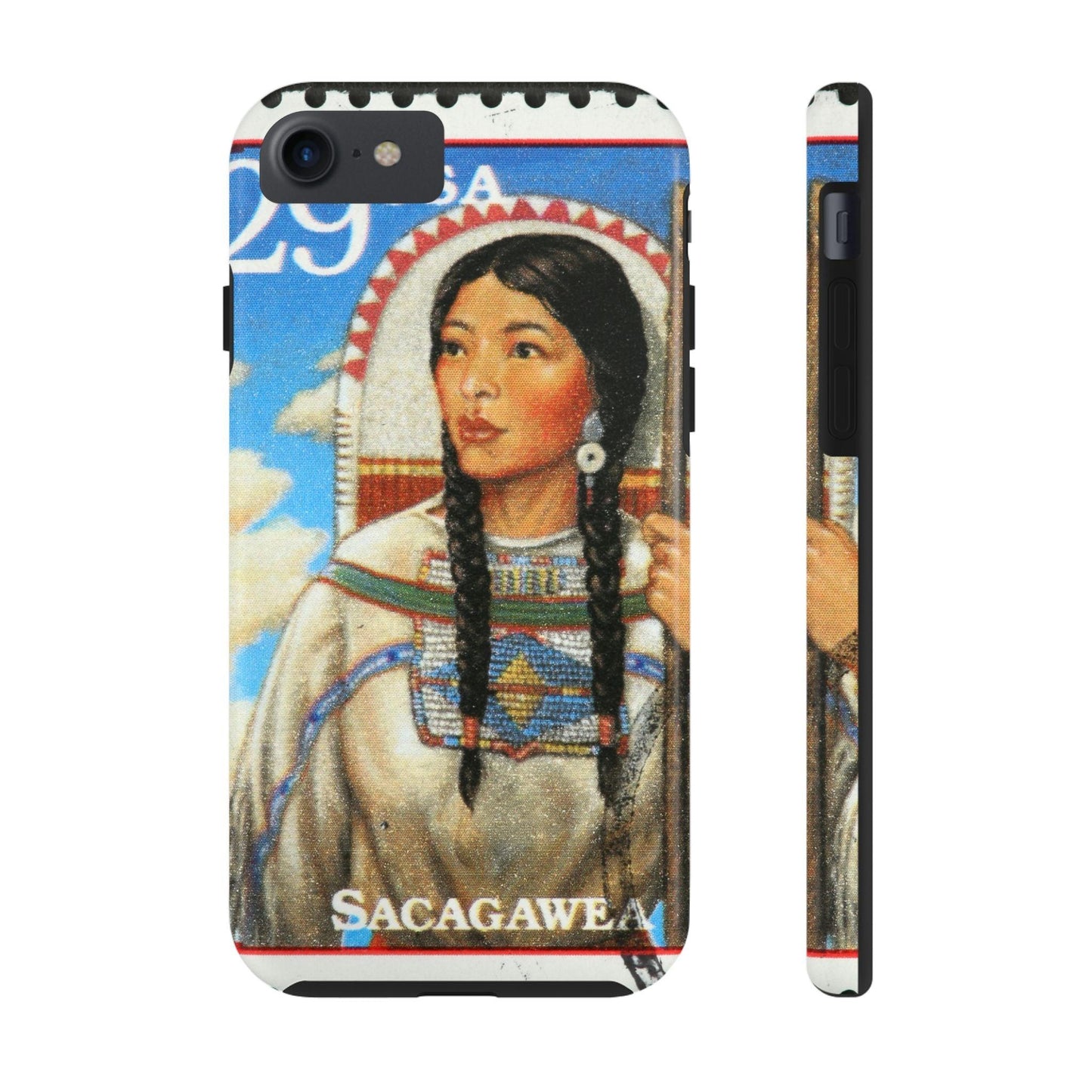 $1 Sacagawea Coin Design Tough Phone Cases