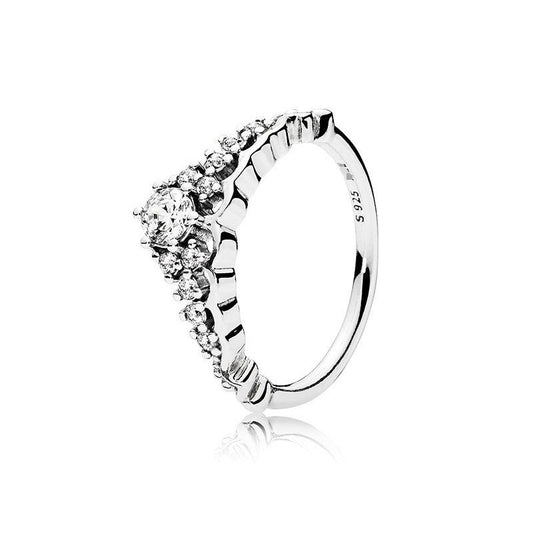 White Copper Plating Fashion Multilateral Ring