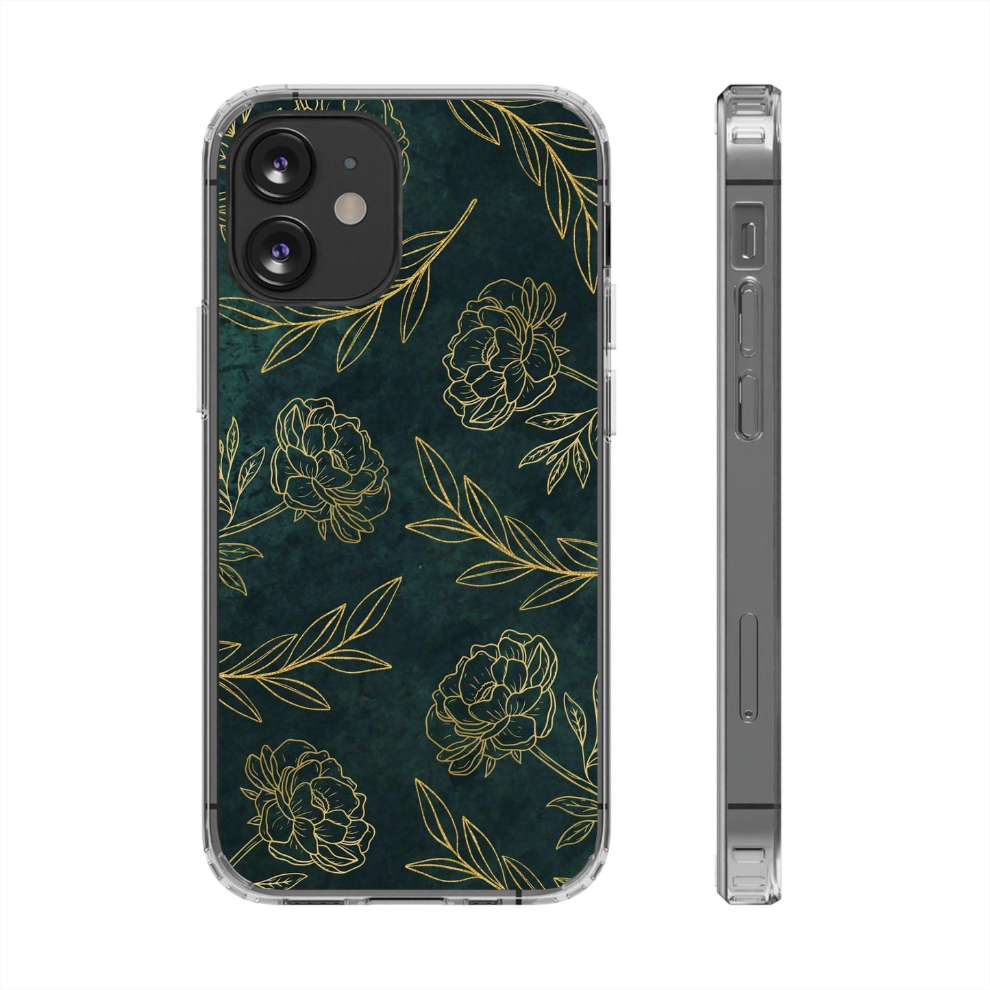 Floral Pattern Clear Cases