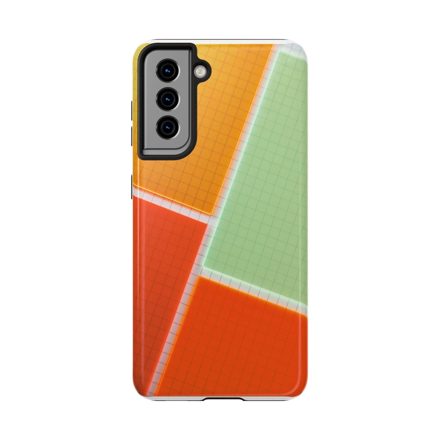 Four Colors Blocks With Shades Tough Phone Cases