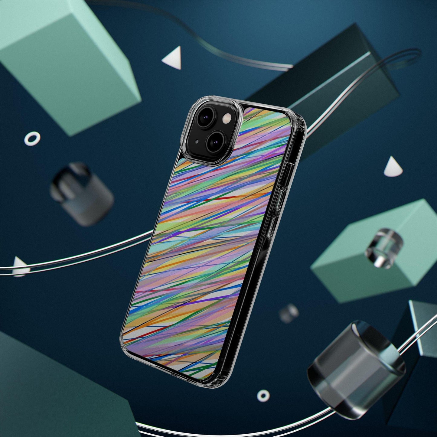 Threads Of Colors Clear Case