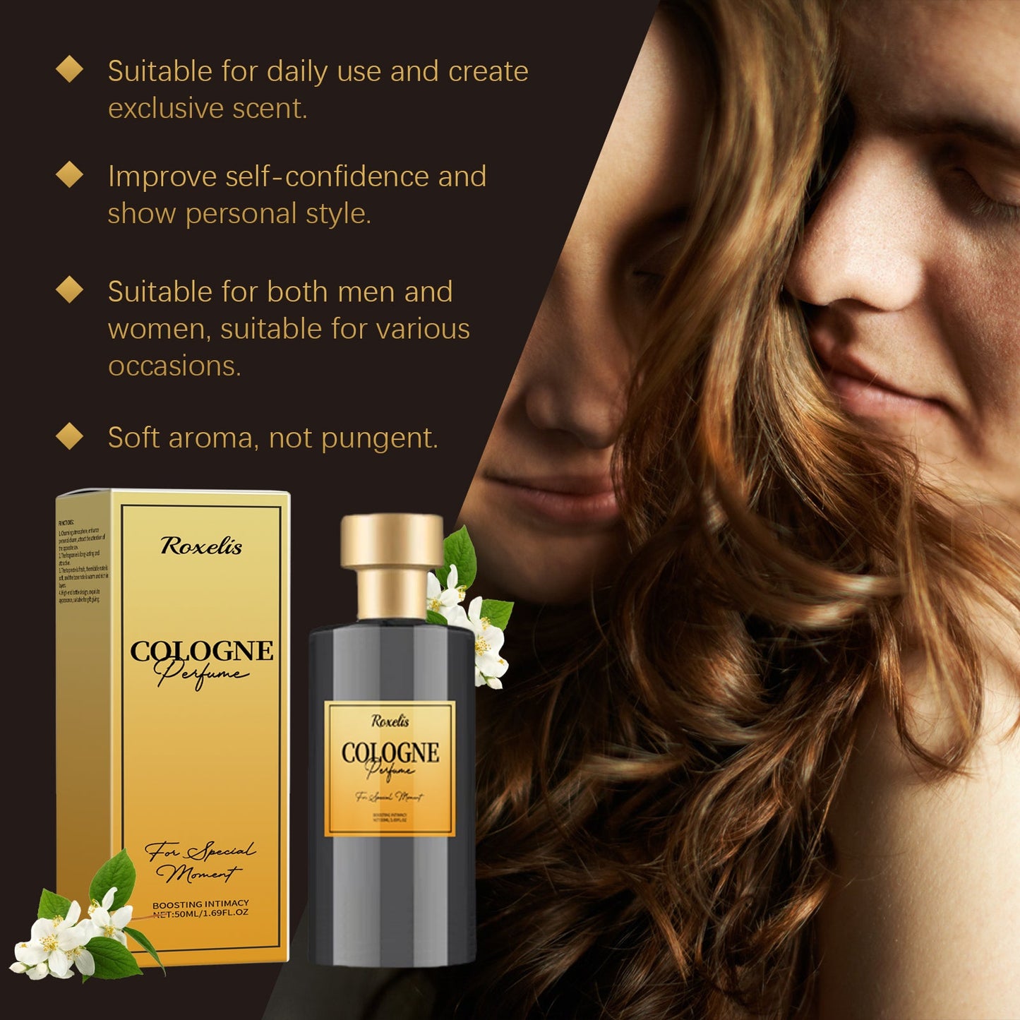 Perfumed Cologne Long-Lasting Fragrance Light And Fresh To Show Personal Charm Portable Cologne