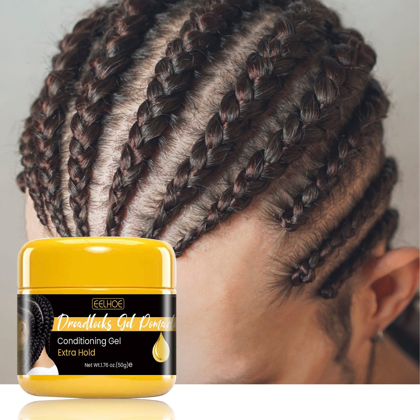 Dreadlocks Gel Wax Long Lasting Moisture Dreadlocks Natural Shine Styling Gel Wax