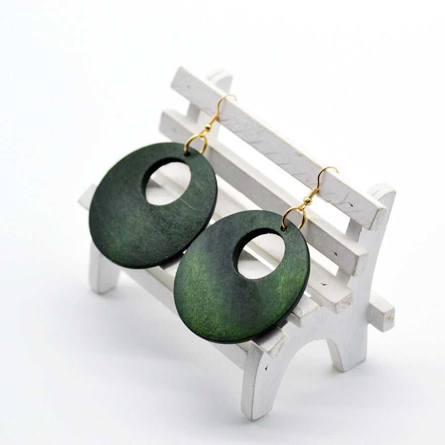 Original Fashion Wood Earrings Ornament