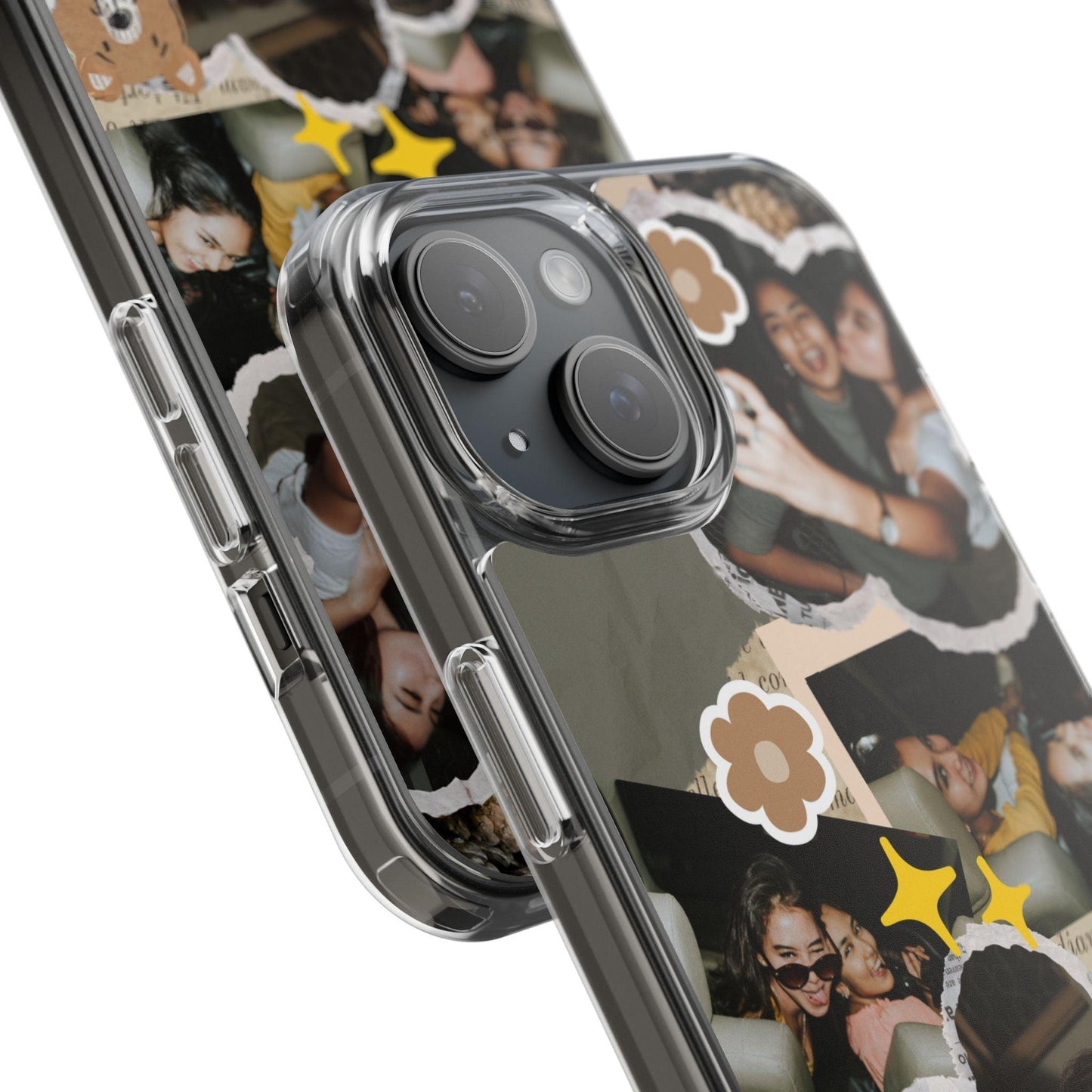 Memories In Retro Templet  Custom Printed Clear Cases