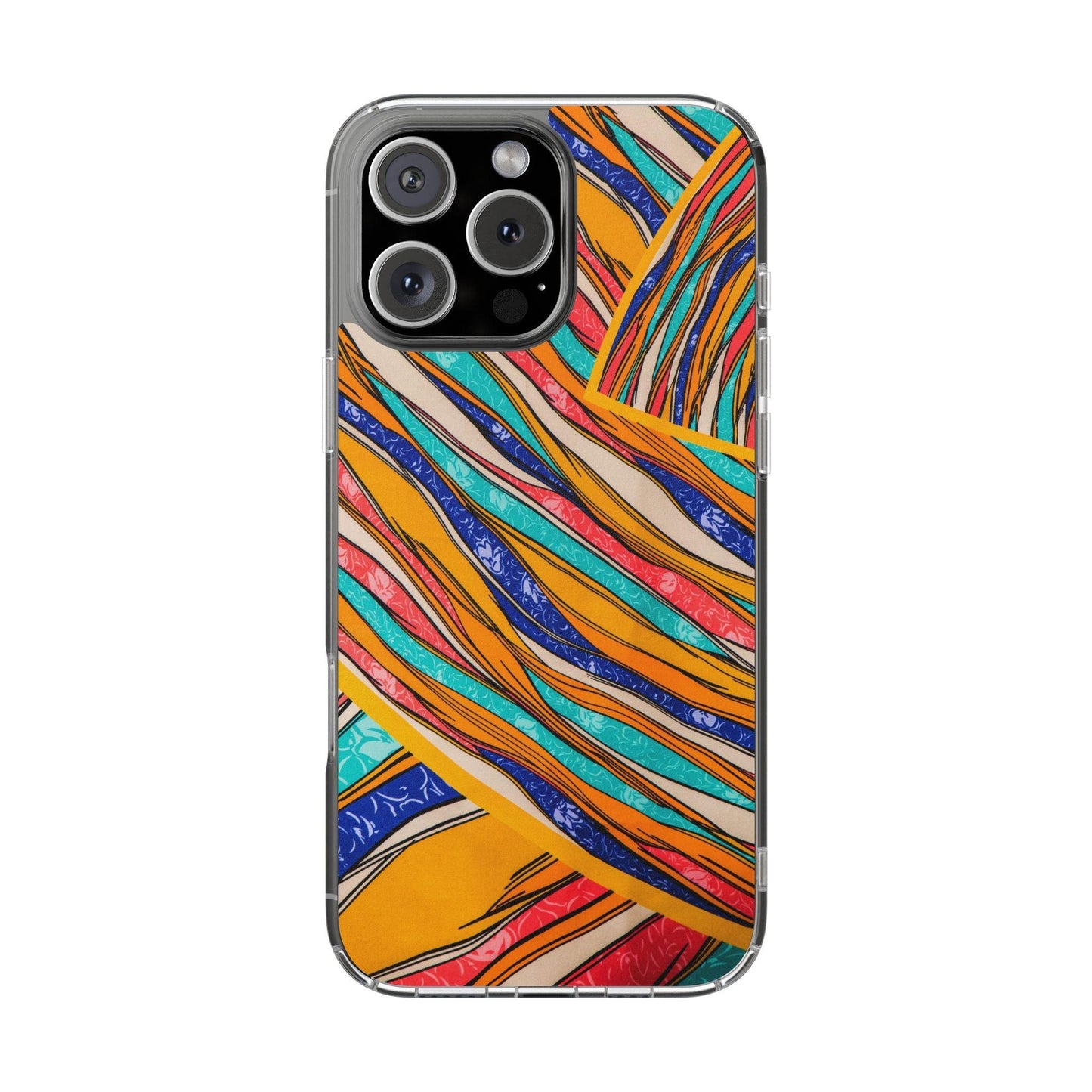 Clear Cases Stripes of  Powerful Colors