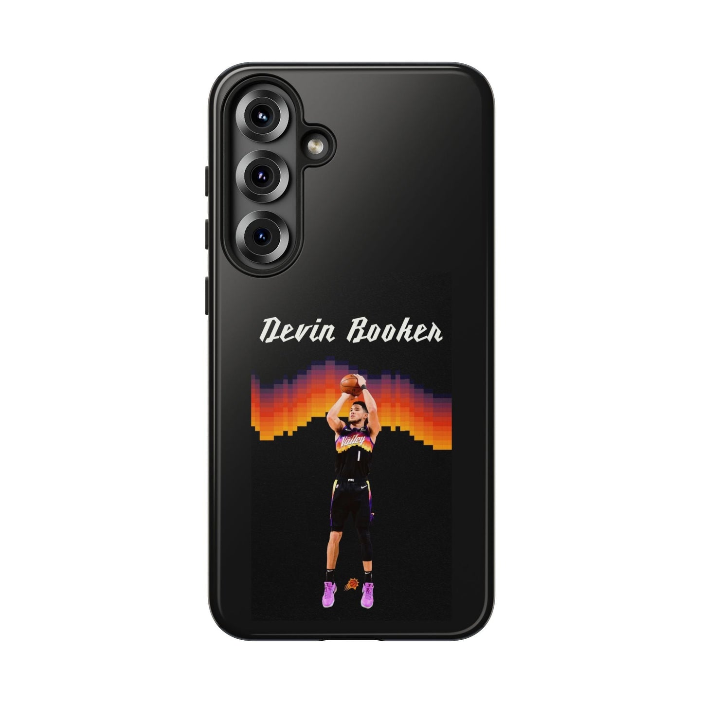 Devin Booker Precision Blaze Series – Dual-Layer ShockGuard Protection | Fits iPhone 8–16 Pro Max & Samsung Galaxy S10–S25 Ultra