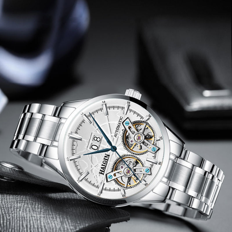 Men's Double Tourbillon Automatic Watch