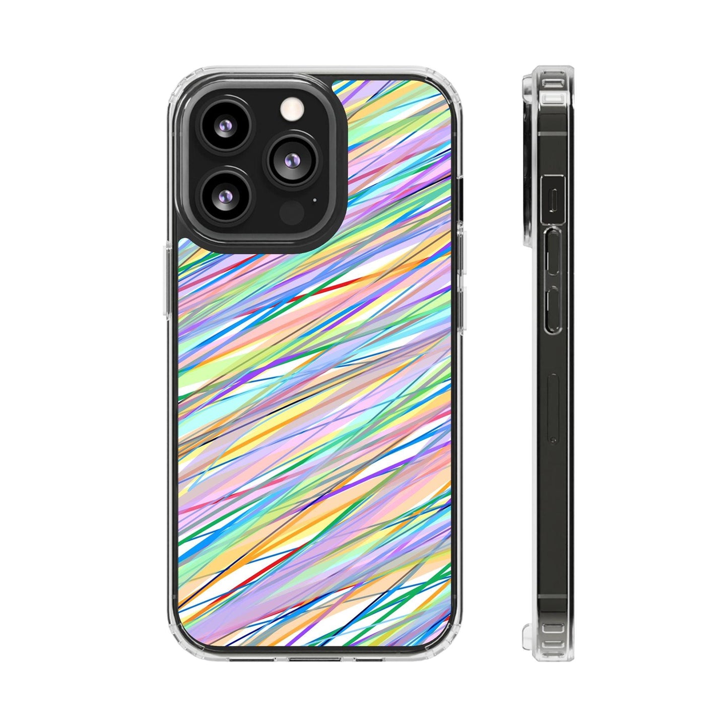 Threads Of Colors Clear Case