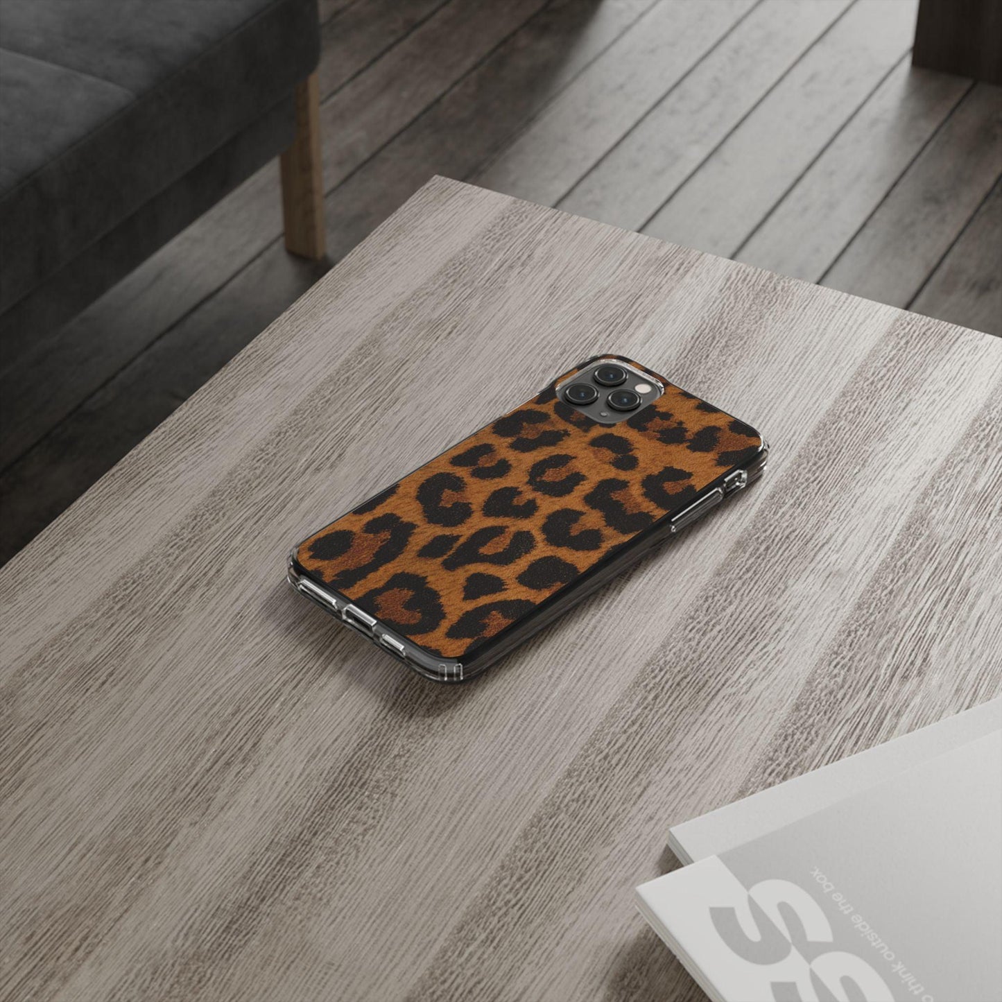 Clear Cases Cheeta Print