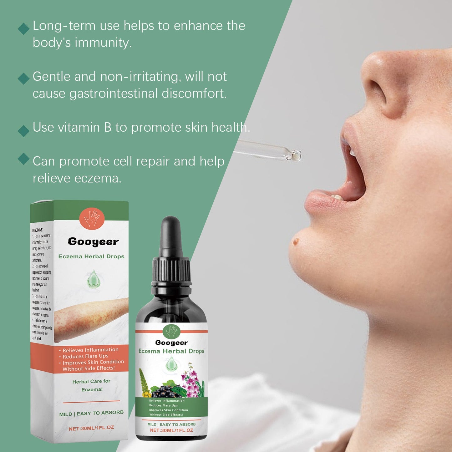 Eczema Herbal Drops Body Treatment