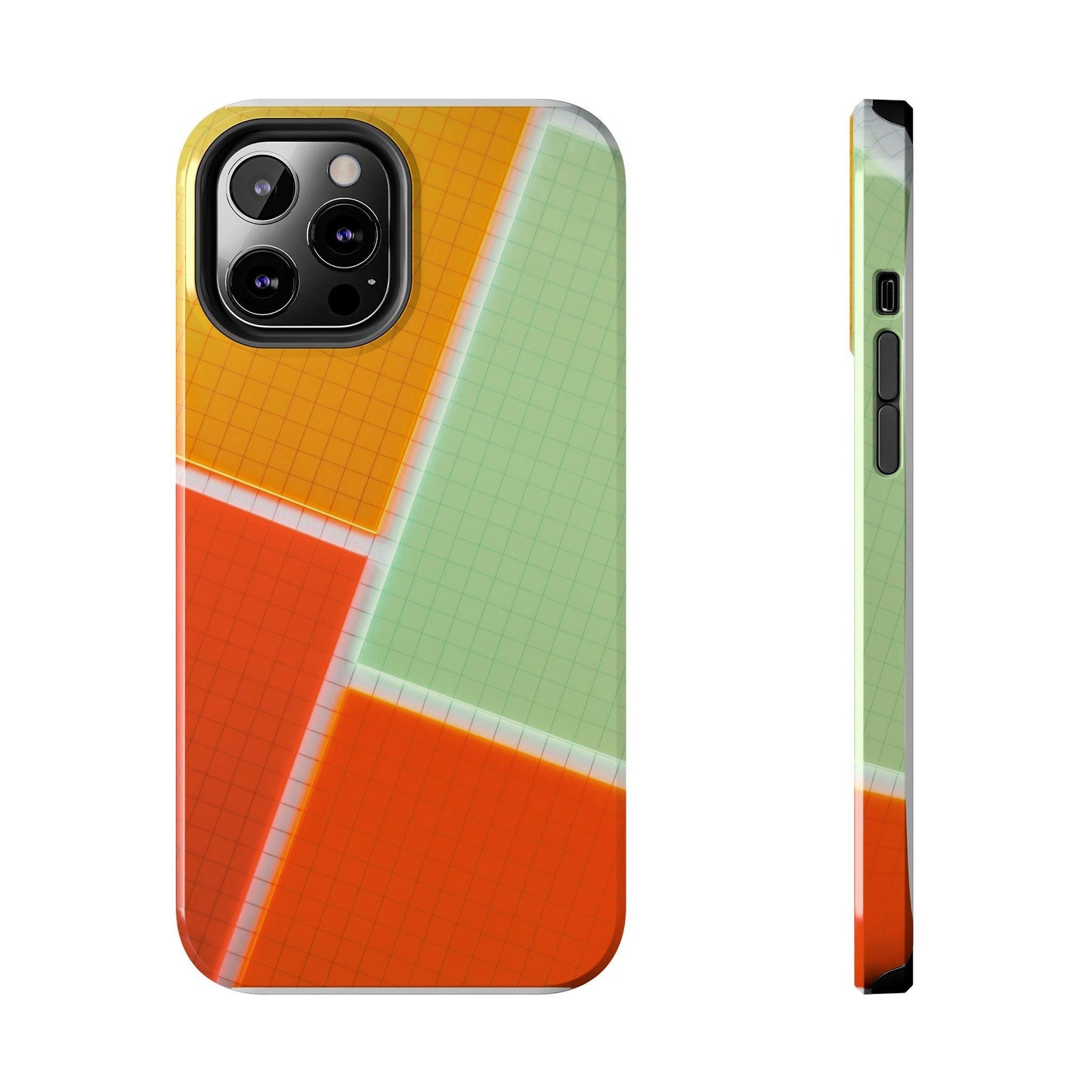 Four Colors Blocks With Shades Tough Phone Cases