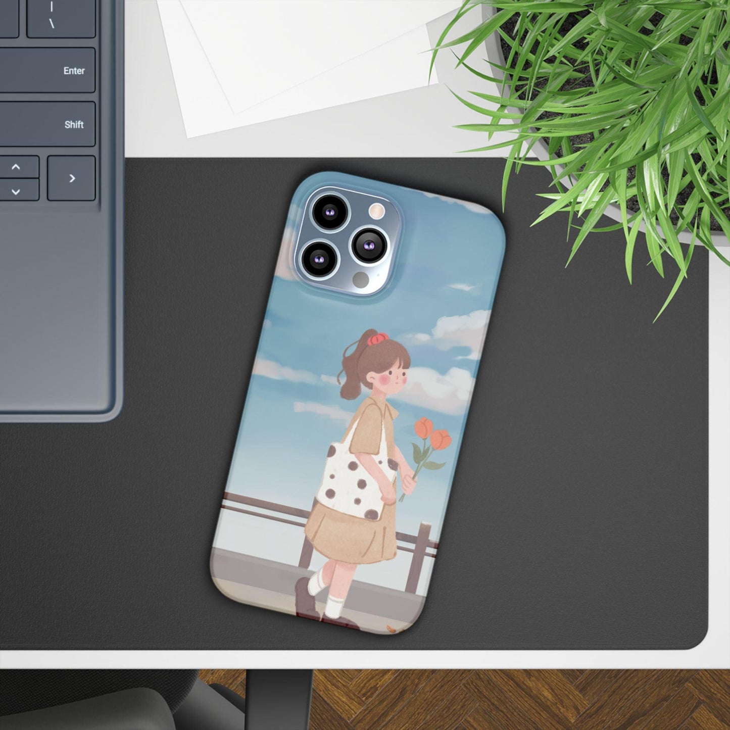 Joyful Stroll Mobile Cover – Embrace Happiness Everywhere You Go!