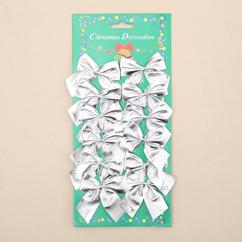 Christmas Tree Bow Ornament Decor