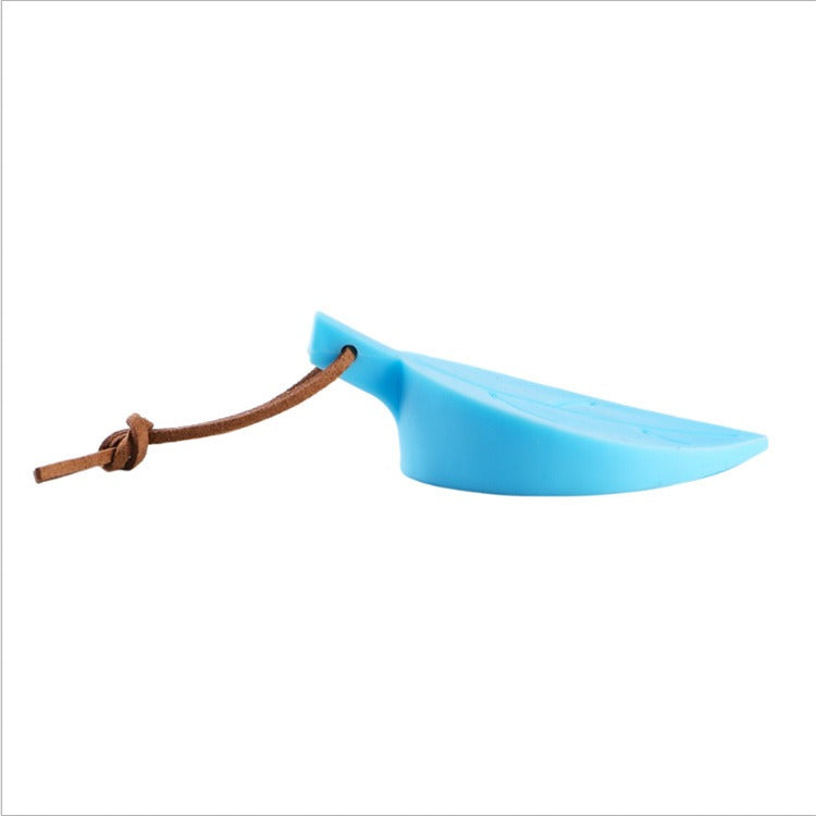 Silicone leaf door stopper