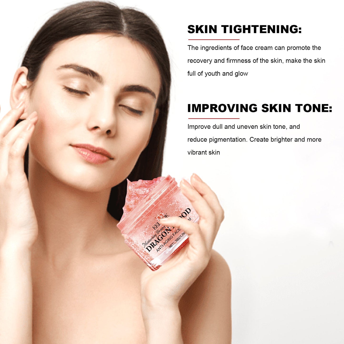 Dragon Blood Anti-Aging Face Cream, Fade Out Fine Lines And Pores It Moisturizes Carry Bright Color Of Skin Firming Skin