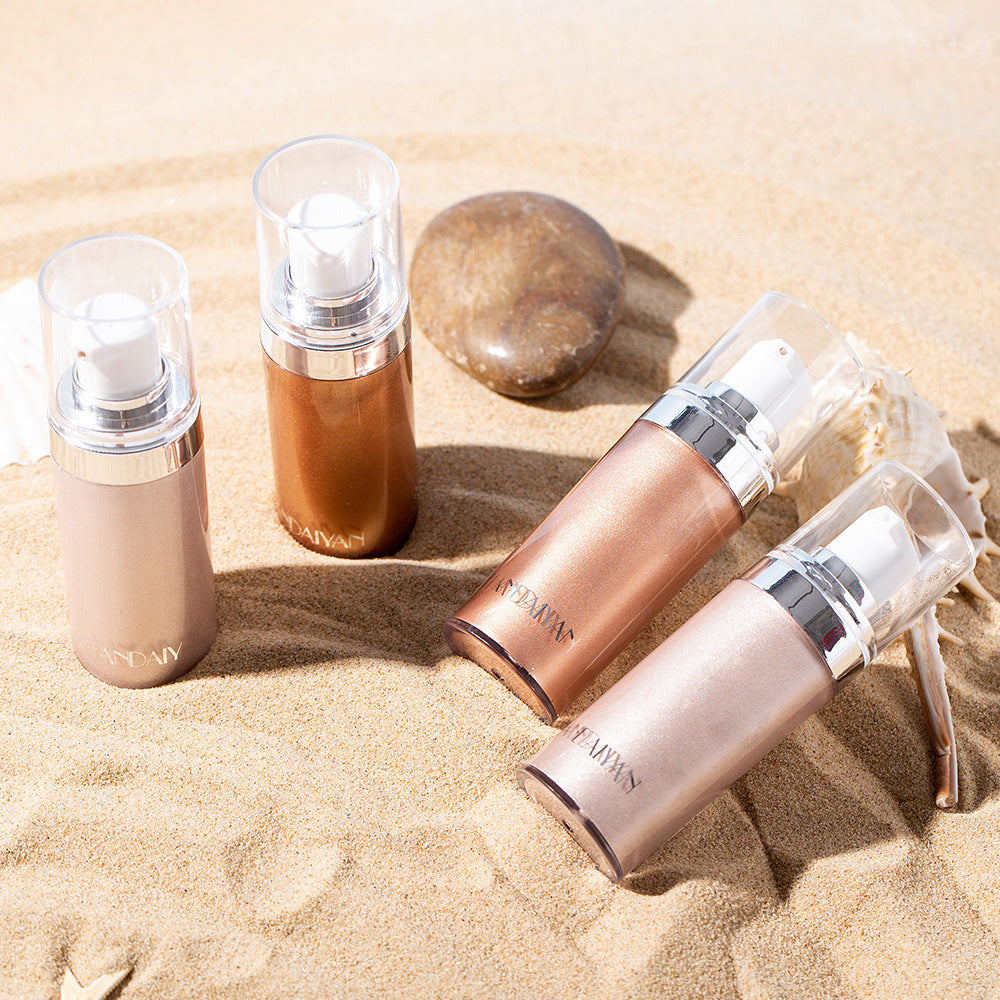 HANDAIYAN Body Highlighter Body Brightening Liquid Highlighter Brightening Liquid Lotion
