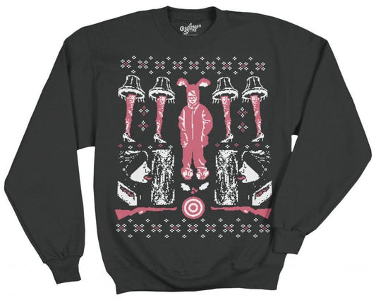 A Christmas Story Ugly Pattern Fleece Sweatshirt