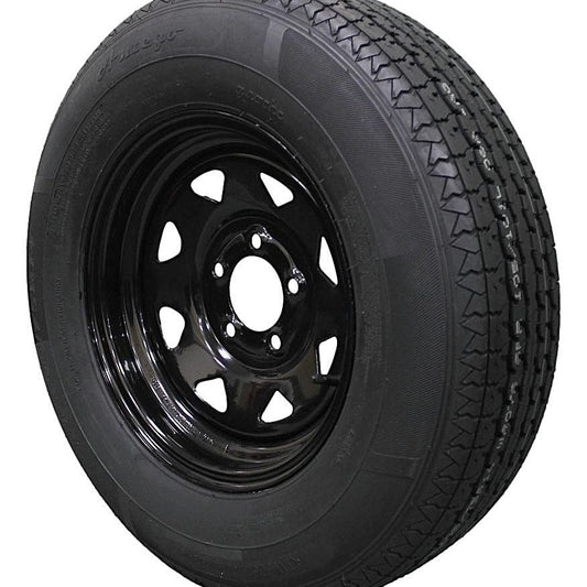 (Single Assembly) Antego Tire and Wheel 205/75R14 Trailer Tire – Reinforced 8-Ply-Ply Design, 14.0-Inch Rim – Built for Long-Distance Hauling & Stability | A140554020096108ST20575R14