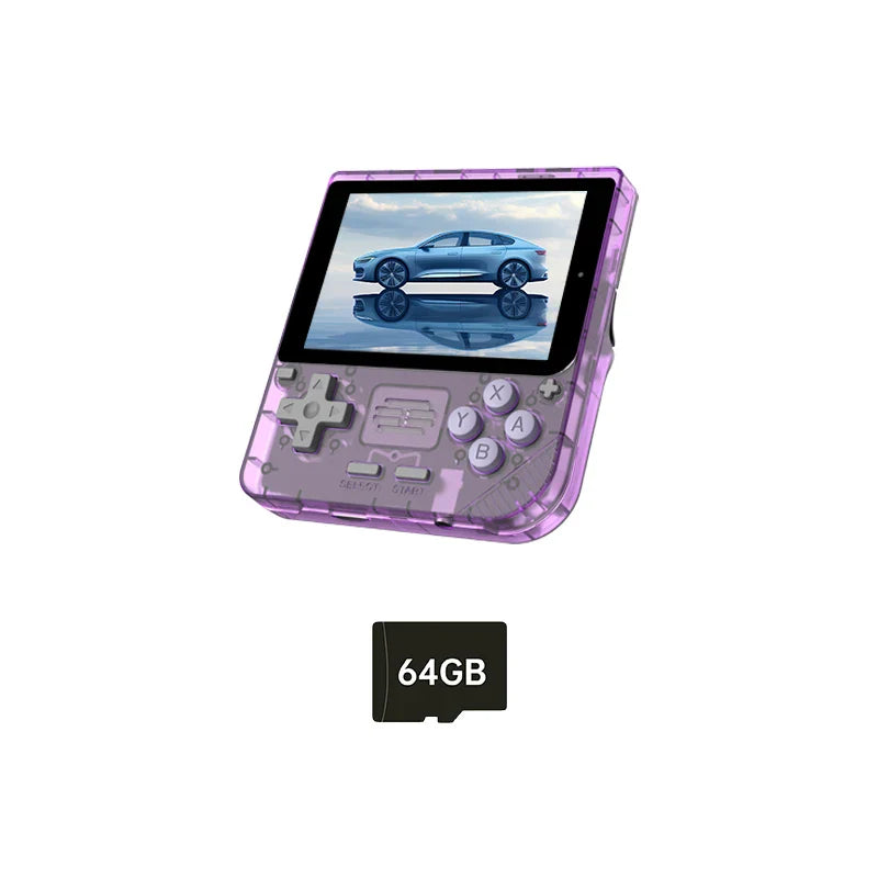 New POWKIDDY V10 Handheld Game Console 3.5 Inch 480*320 IPS OCA Full Screen Retro Opendinglinux Handhelds Cheap Children's Gifts