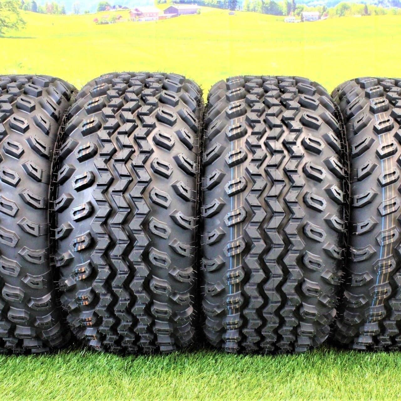 (Qty: 1) 23x10.50-12 ATW-013 with 12x7 Black Fusion Golf Tire and Wheel Assemblies