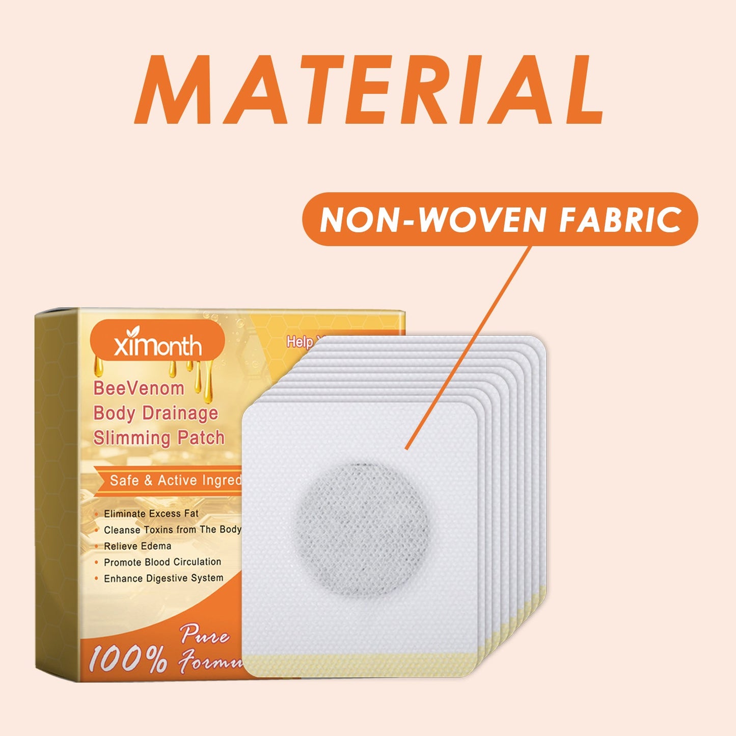 Body Shape Patch, Compact And Light Body Shape Slimming Belly Belly Patch