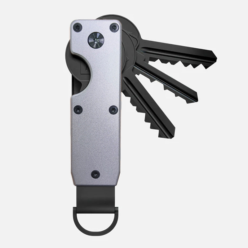 Keychain metal keychain aluminum alloy key storage keyclip