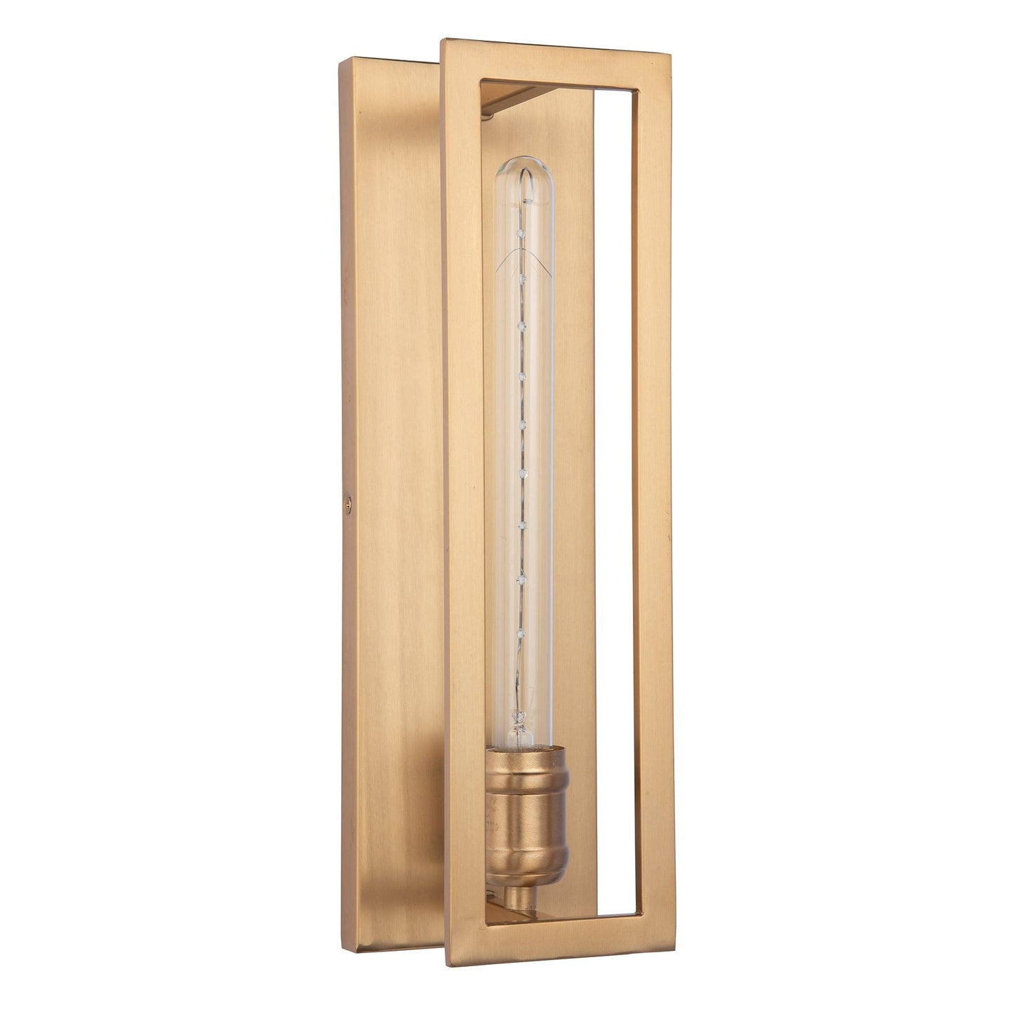 Adelman Gold 1-Light Decorative Dimmable Wall Sconce
