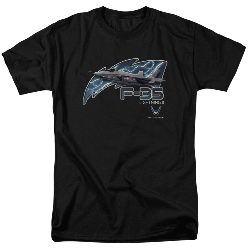 Air Force F35 Mens T Shirt Black Officially Licensed