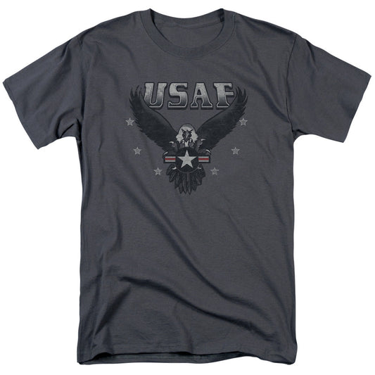 Air Force Incoming Mens T Shirt Charcoal Officially Licensed