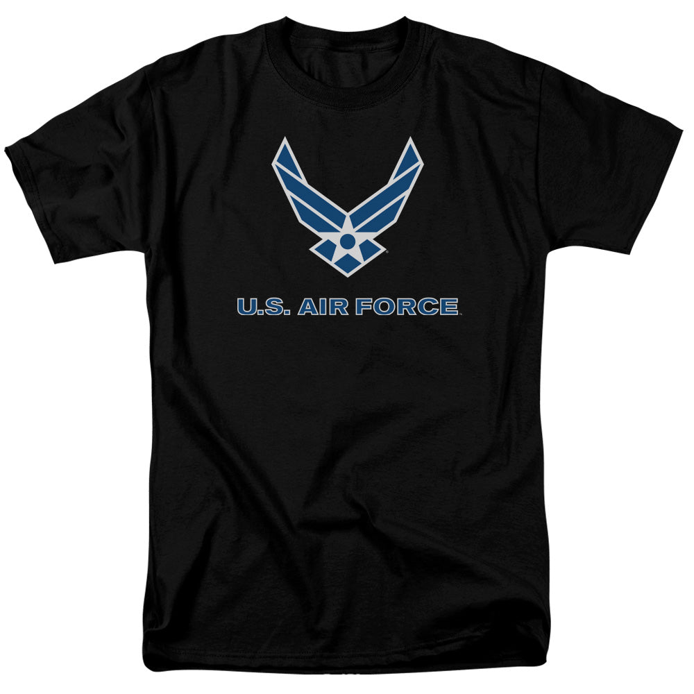Air Force Logo Mens T Shirt Black Officially Licensed