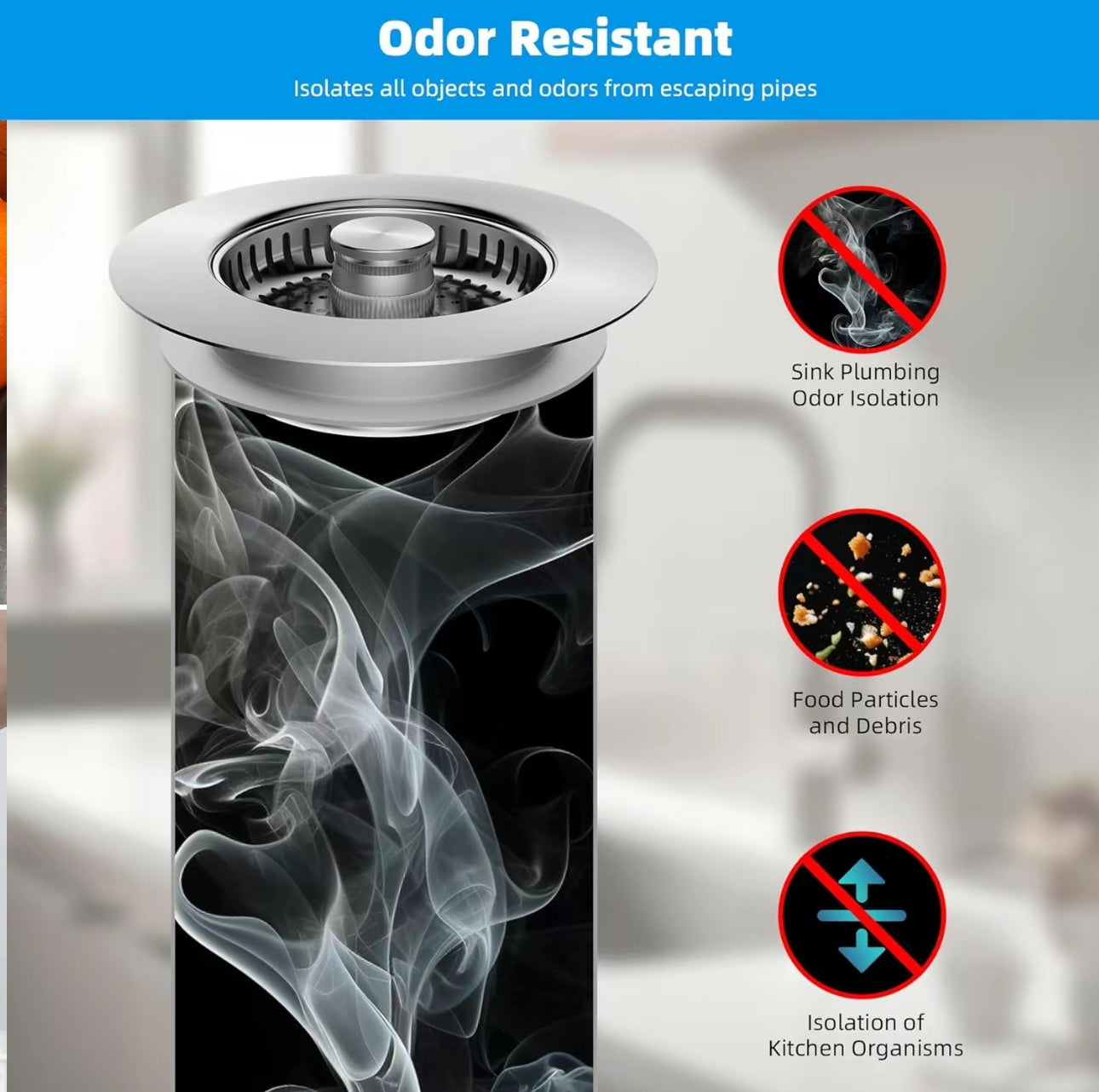 DrainGuard Pro 3-in-1 Stopper