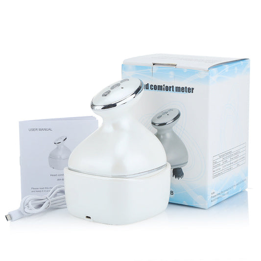 Head Massager 4-Claw Kneading Vibration Rechargeable Waterproof Head Massager Multi-Function