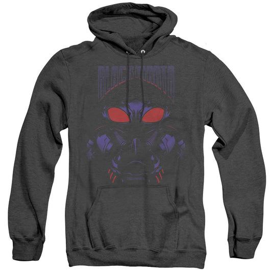 Aquaman Movie Black Manta Mens Heather Hoodie Black Officially Licensed