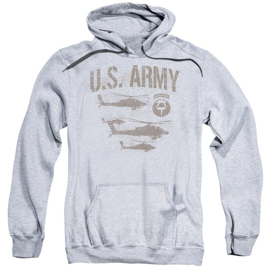 Army Airborne Mens Hoodie Athletic Heather Officially Licensed